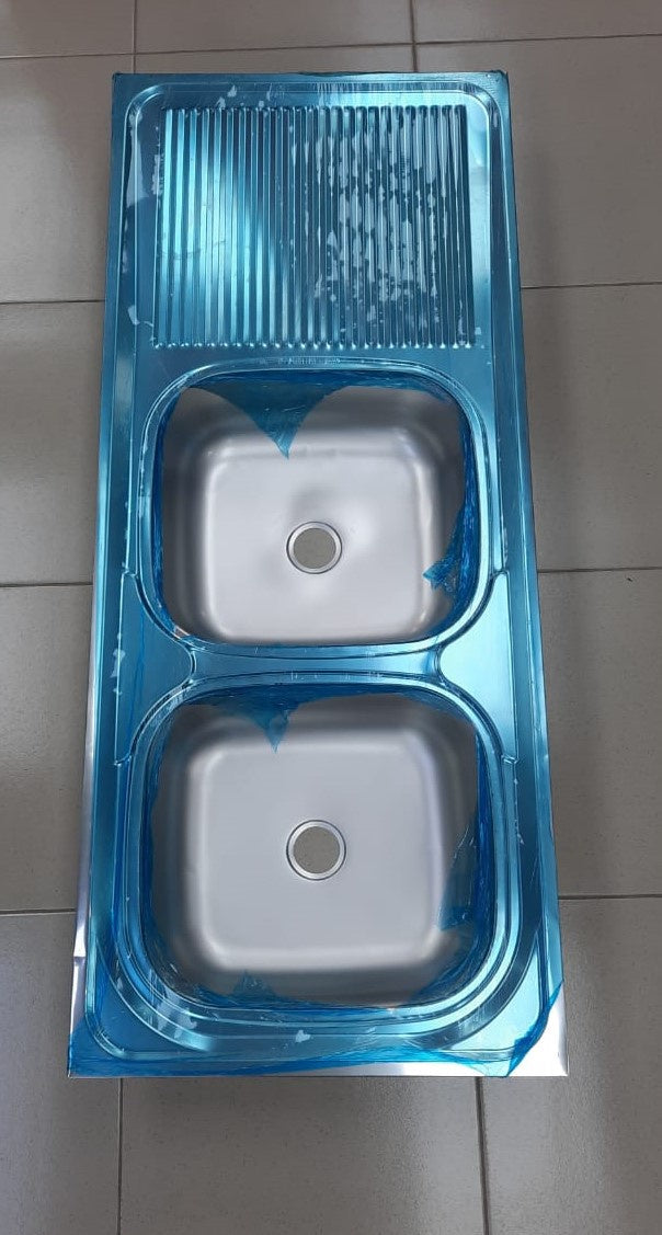 Sink D/BOWL S/DRAIN 47" X 20" W/OUT Waste