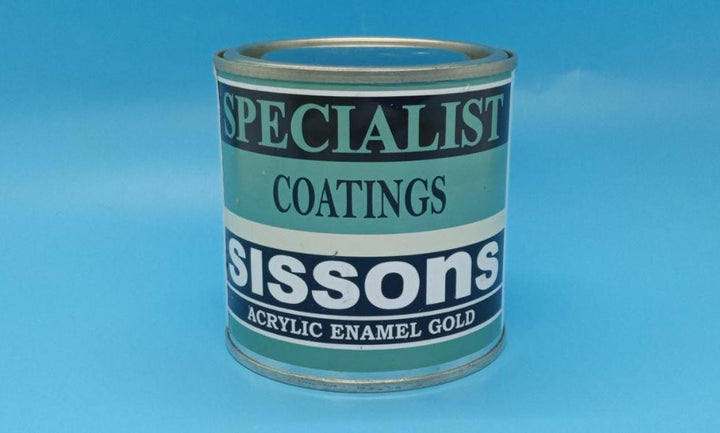 SISSONS Paint Gold 1/2PT Acrylic Enamel