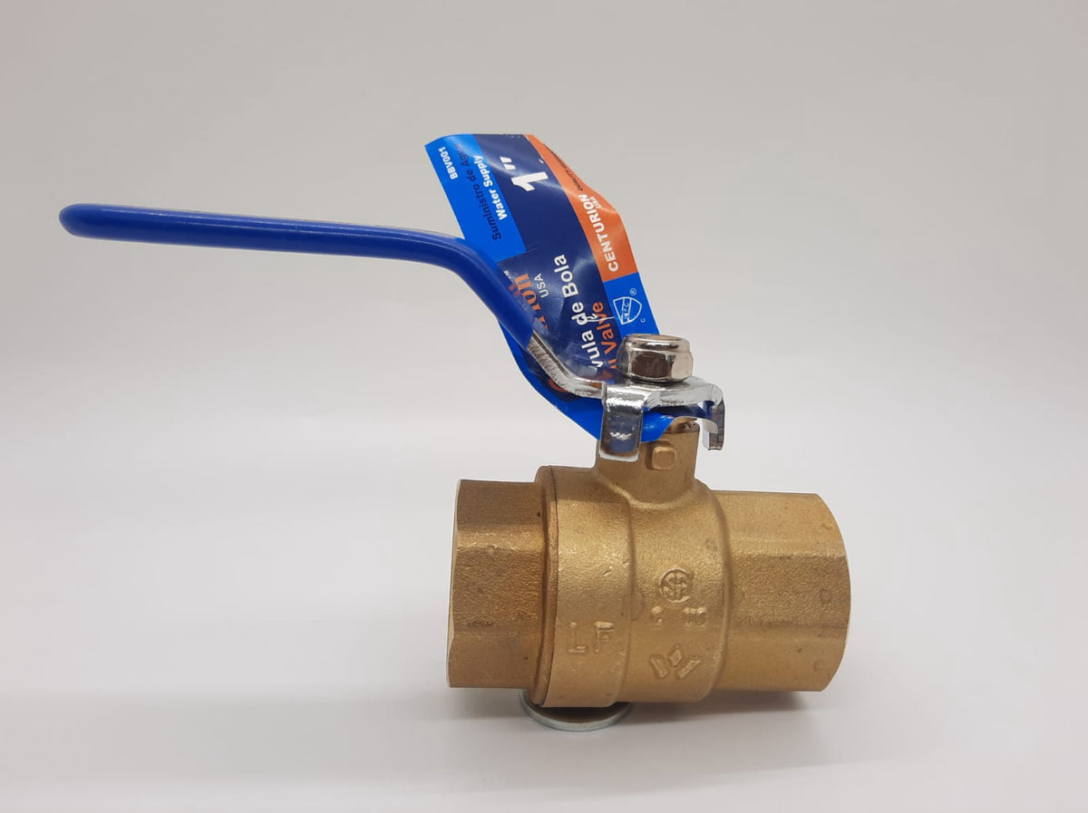 CENTURION Lever Valve 1" #BBV001 Brass