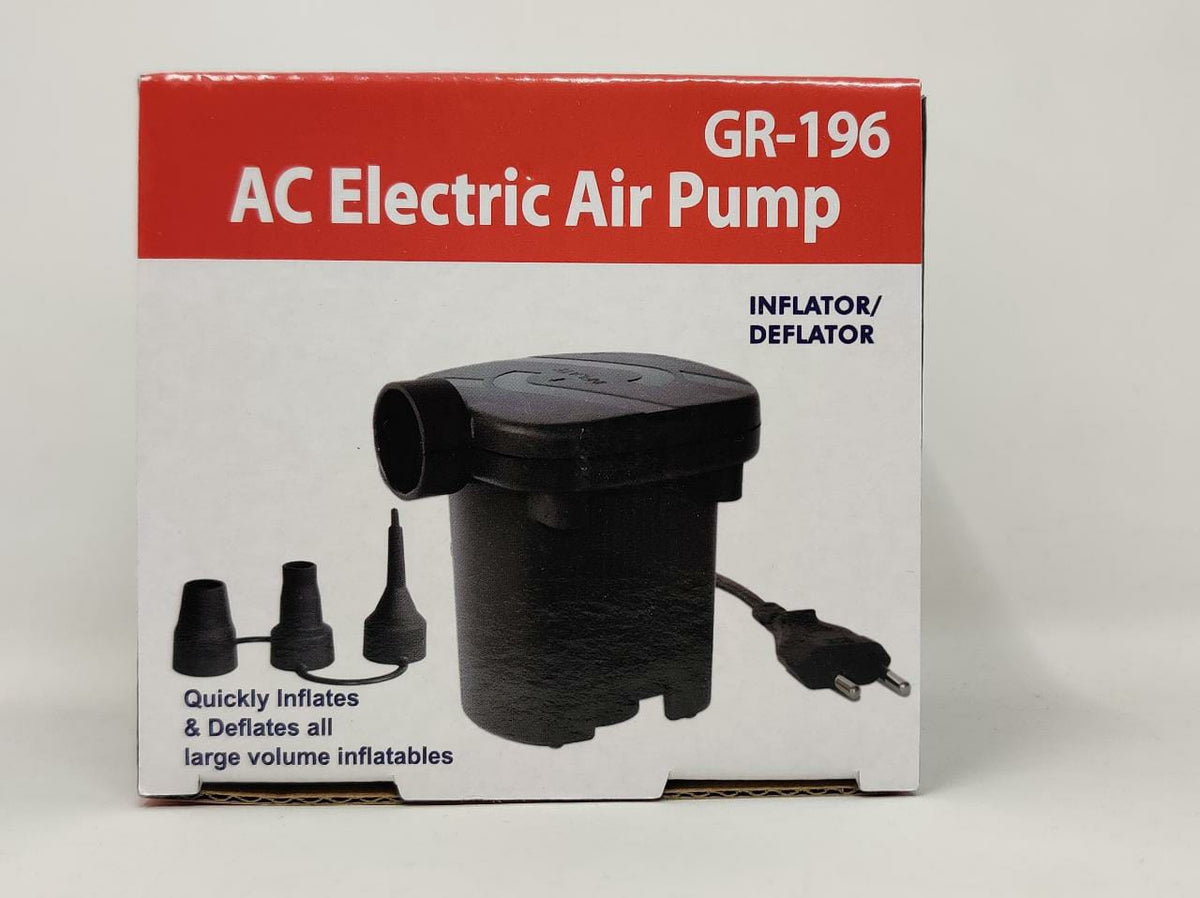 Pump AC Electric Air Pump GR-196 110V for Pool and Air Mattress