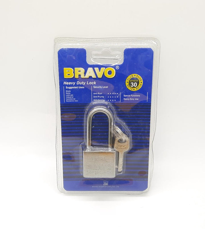 BRAVO Padlock 30MM Long Shackle