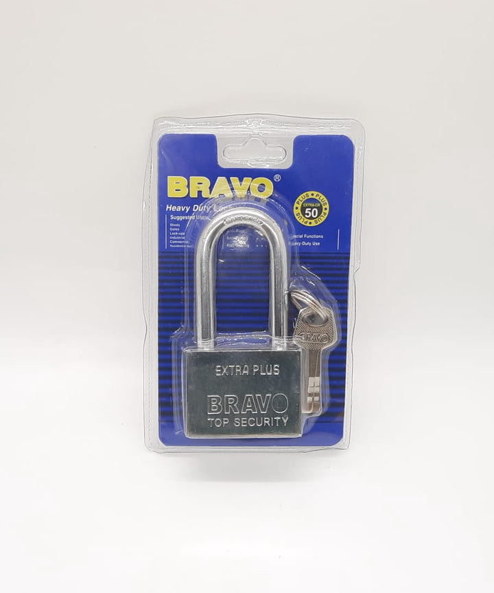 BRAVO Padlock 50MM Long Shackle