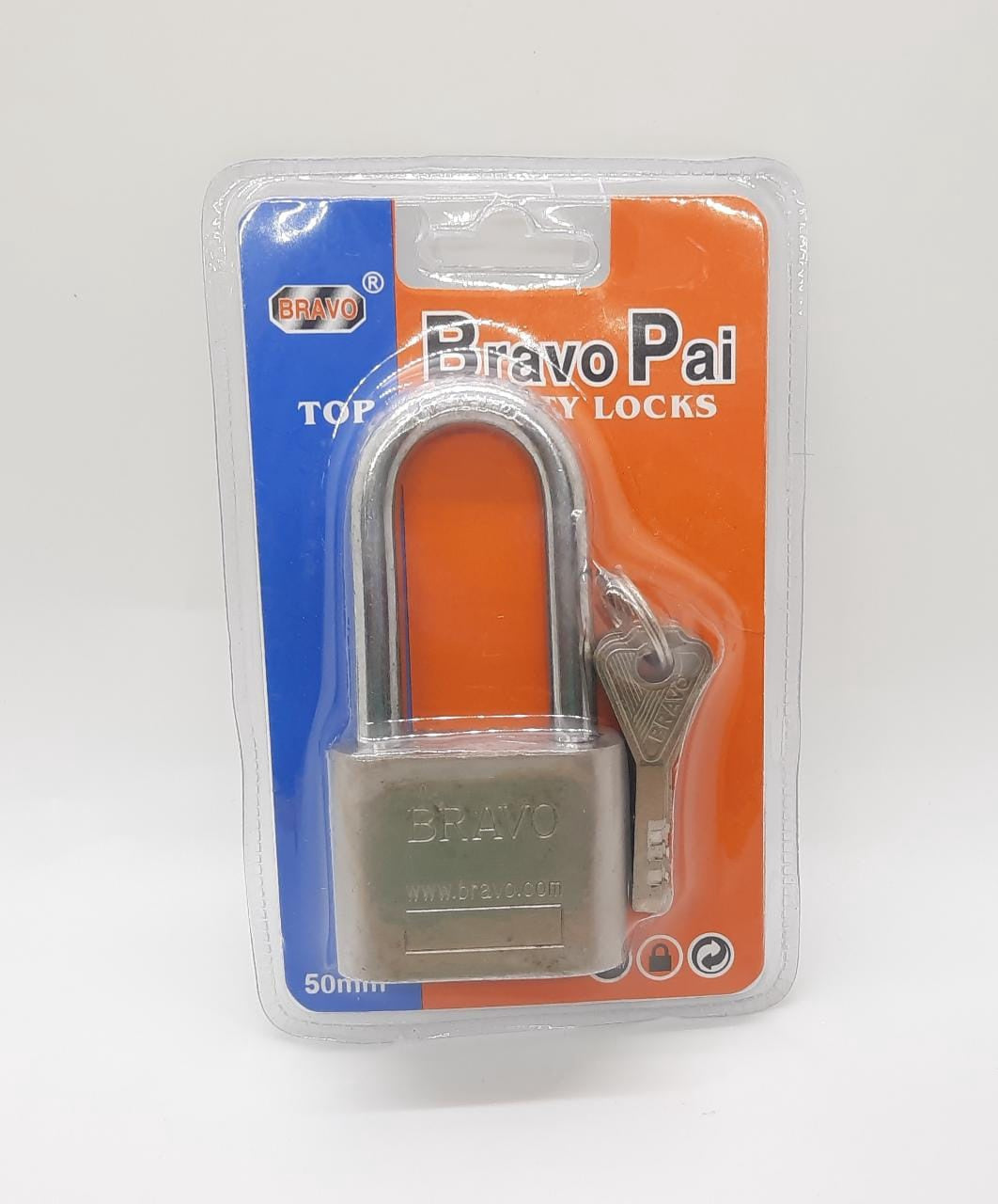 BRAVO Padlock Pai 50MM Long Shackle TL-50