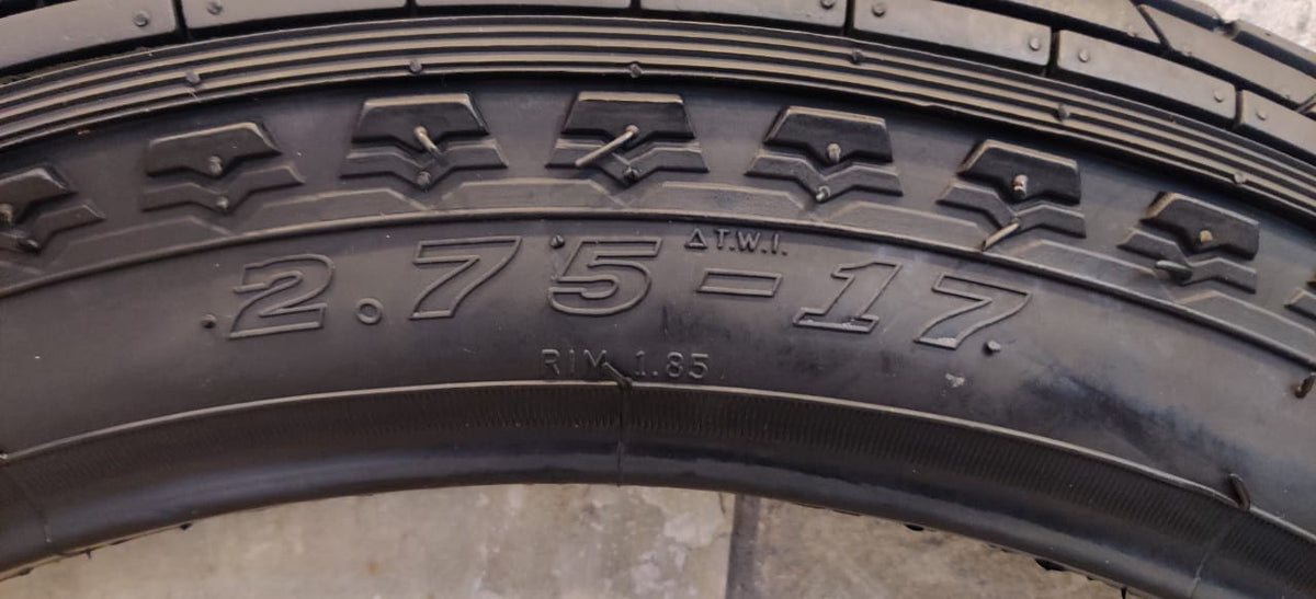 KINGWORLD M/CYCLE Tyres 275 X 17 FR/RR KW002 2.75-17