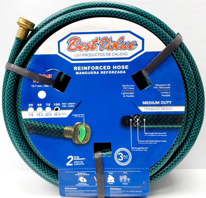 BEST VALUE Hose 1/2" X 100FT