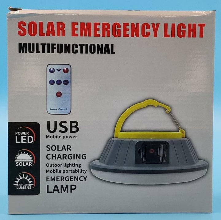 Solar Lamp LED Emergency Light Multifunctional USB Hang Type