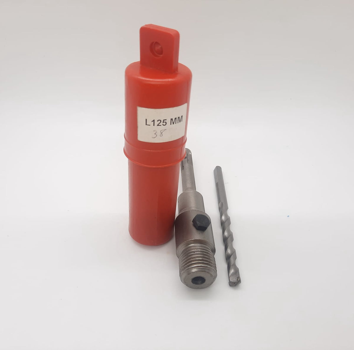 Saw Hole Cutter Adaptor 125MM / 5" Red Case with Drill Bit