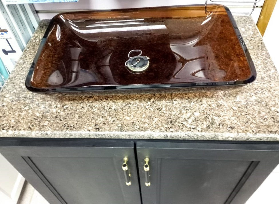 Bathroom Cabinet Top Sink & Granite 30" Local Made