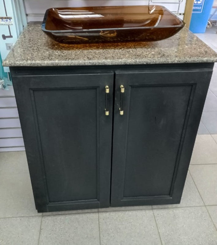Bathroom Cabinet Top Sink & Granite 30" Local Made