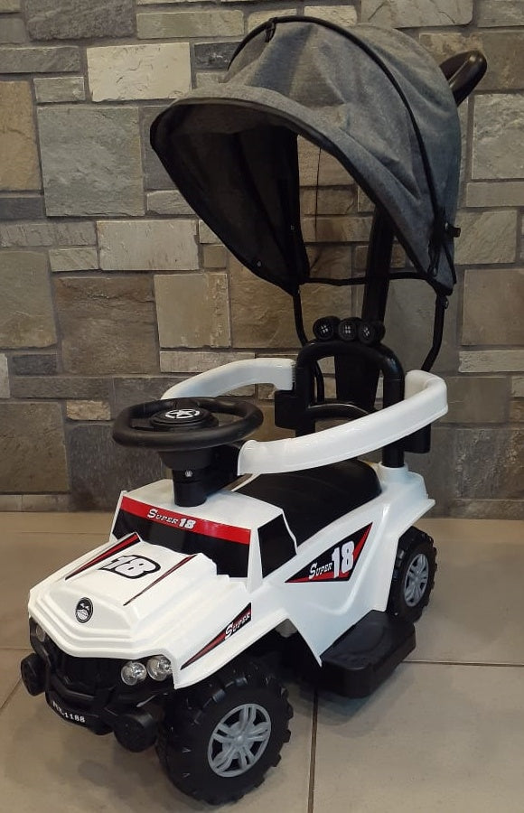 Toy Car SUPER-18 2300010CP Push Type Ride on Jclf FLT-1188 3IN1 with Cover