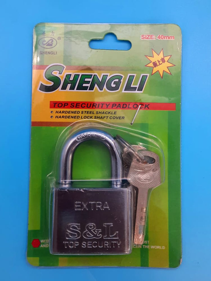SHENGLI Padlock 40MM Short Shackle QB4