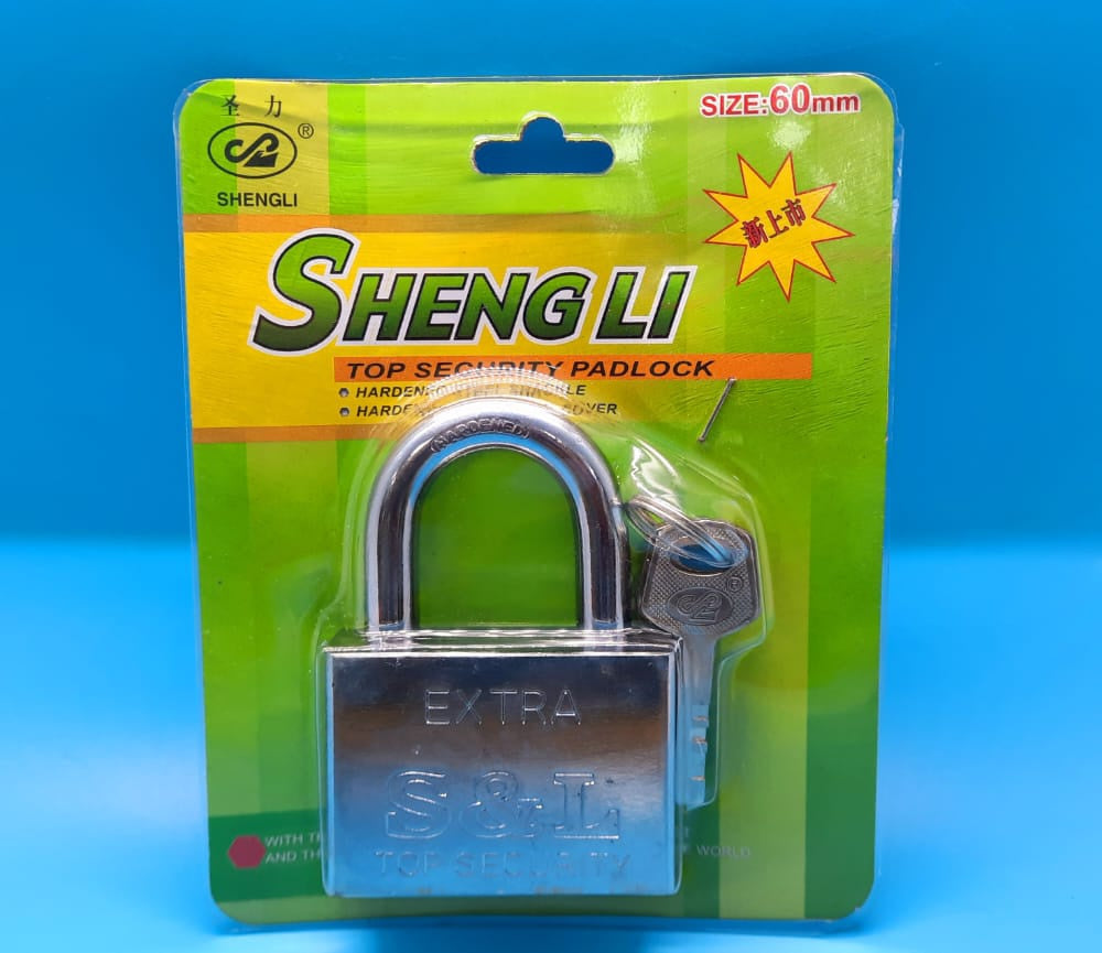 SHENGLI Padlock 60MM S/STEEL Short