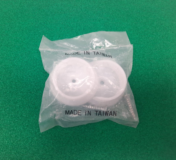 Closet Rod Holders Plastic Pair