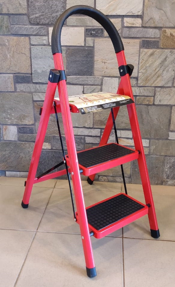 Ladder 3 Step Homestar Red NS-311836