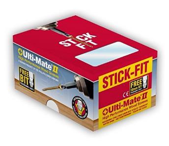 Screw Wood 2 1/2" X 12" ULTI-MATE 100PCS Box