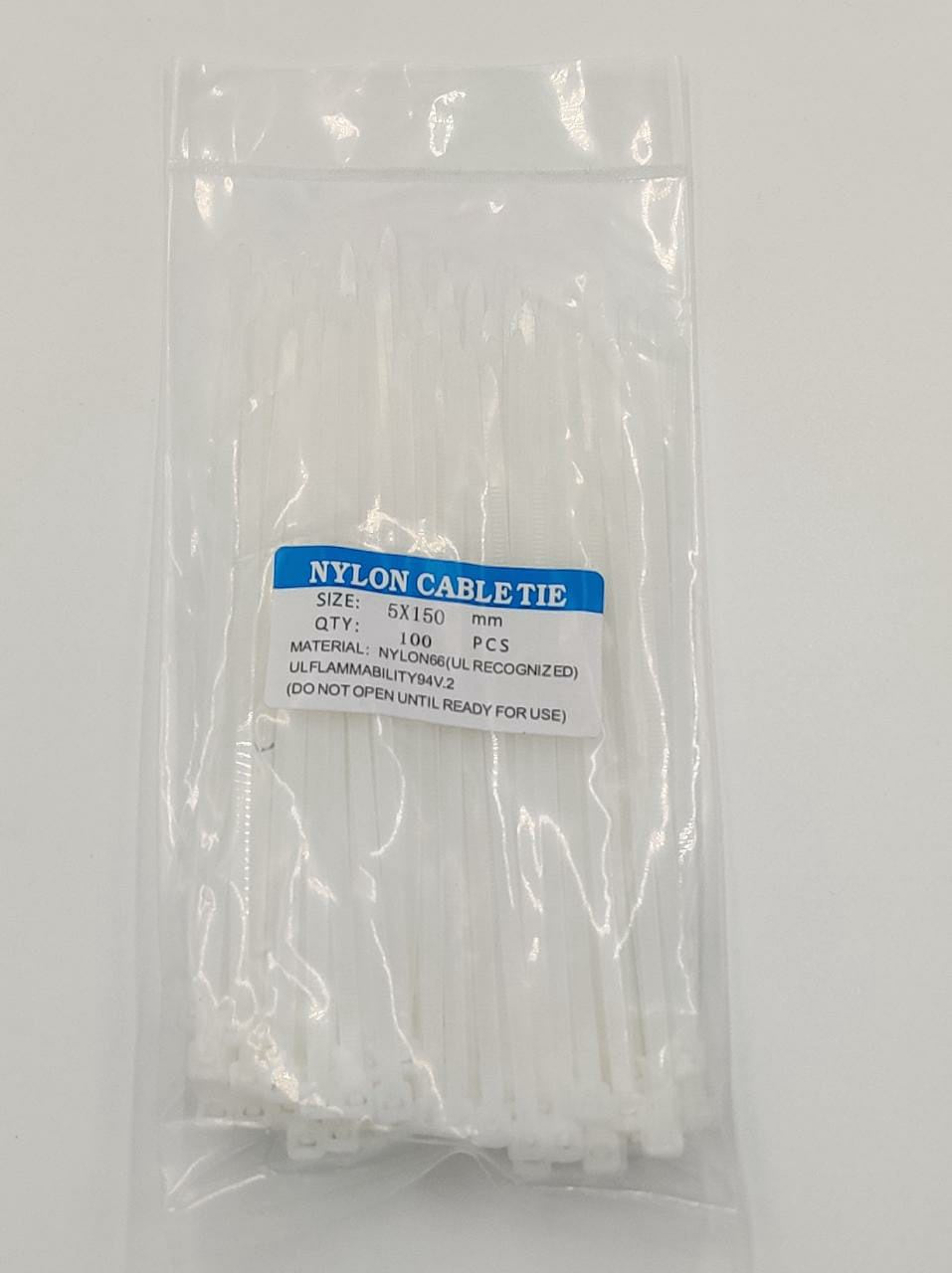Cable Tie 6" 5 X 150MM 100PC Pack Nylon