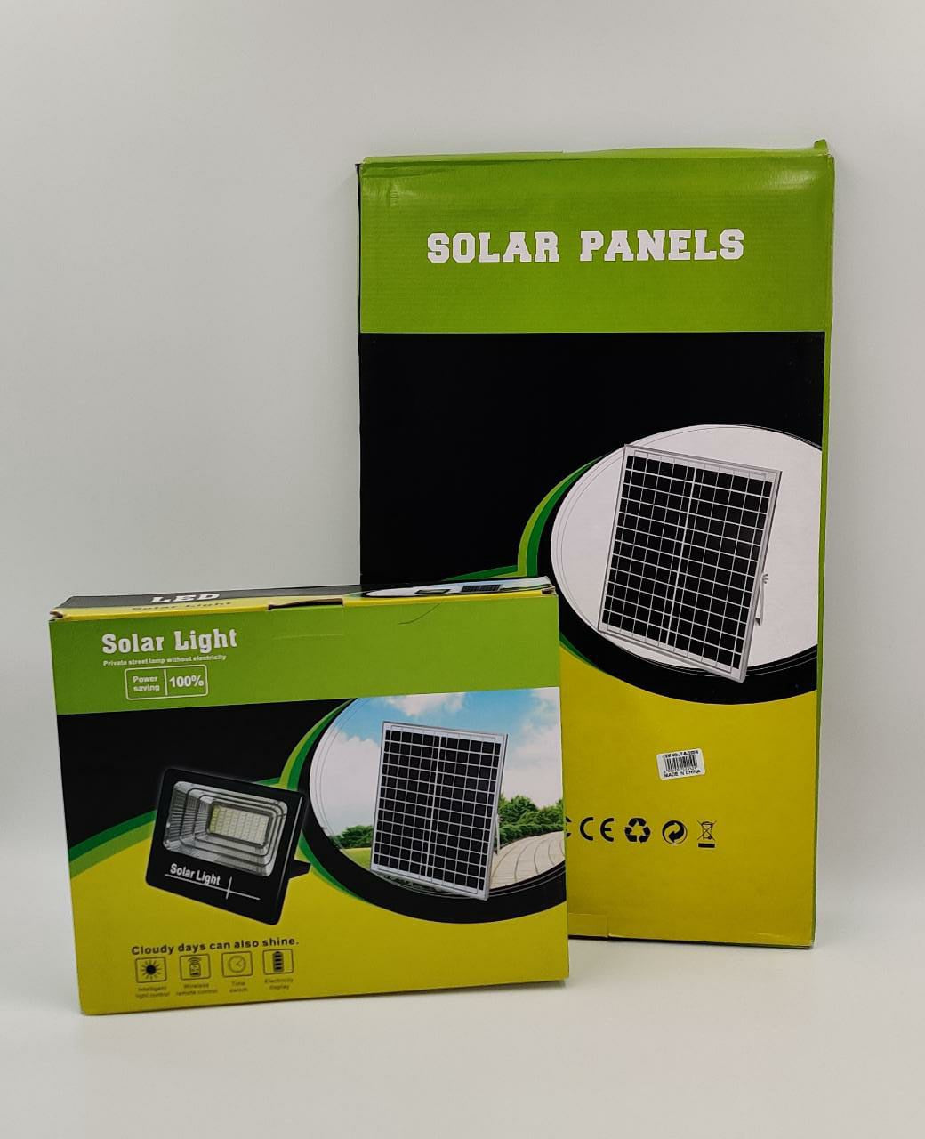 Lamp LED Solar Flood 200W JT-BJ-200W + JT-BJ200W 6500K IP66 Solar Light LED