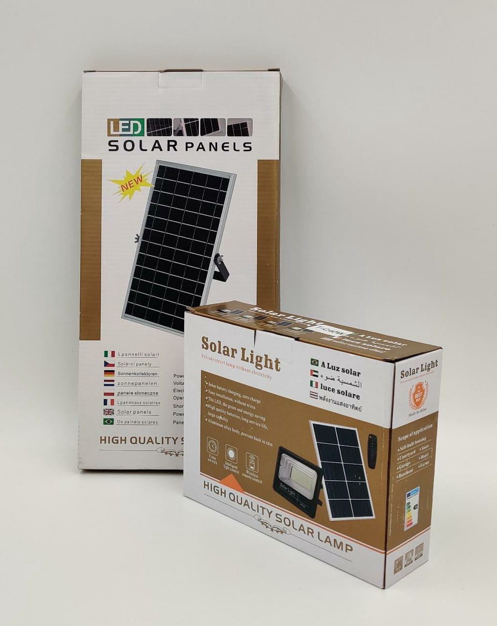 Lamp LED Solar Flood 40W with Solar Panel T-C40W Solar Light
