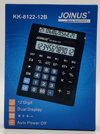 GENERIC Calculator Joinus KK-8122-12B 12DIGITS Dual Display