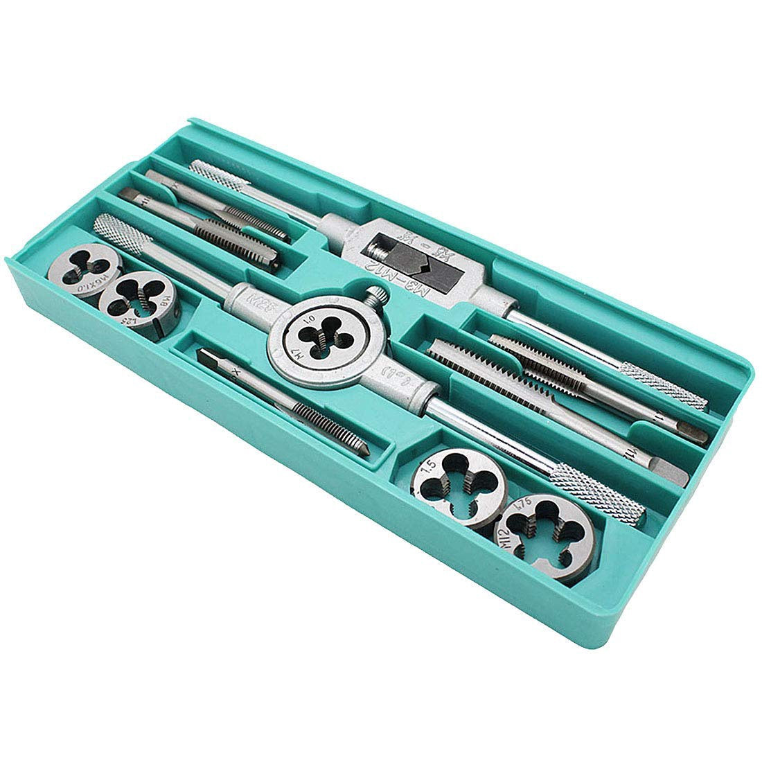 Tap and Die 12PCS Set Jeux Green Case