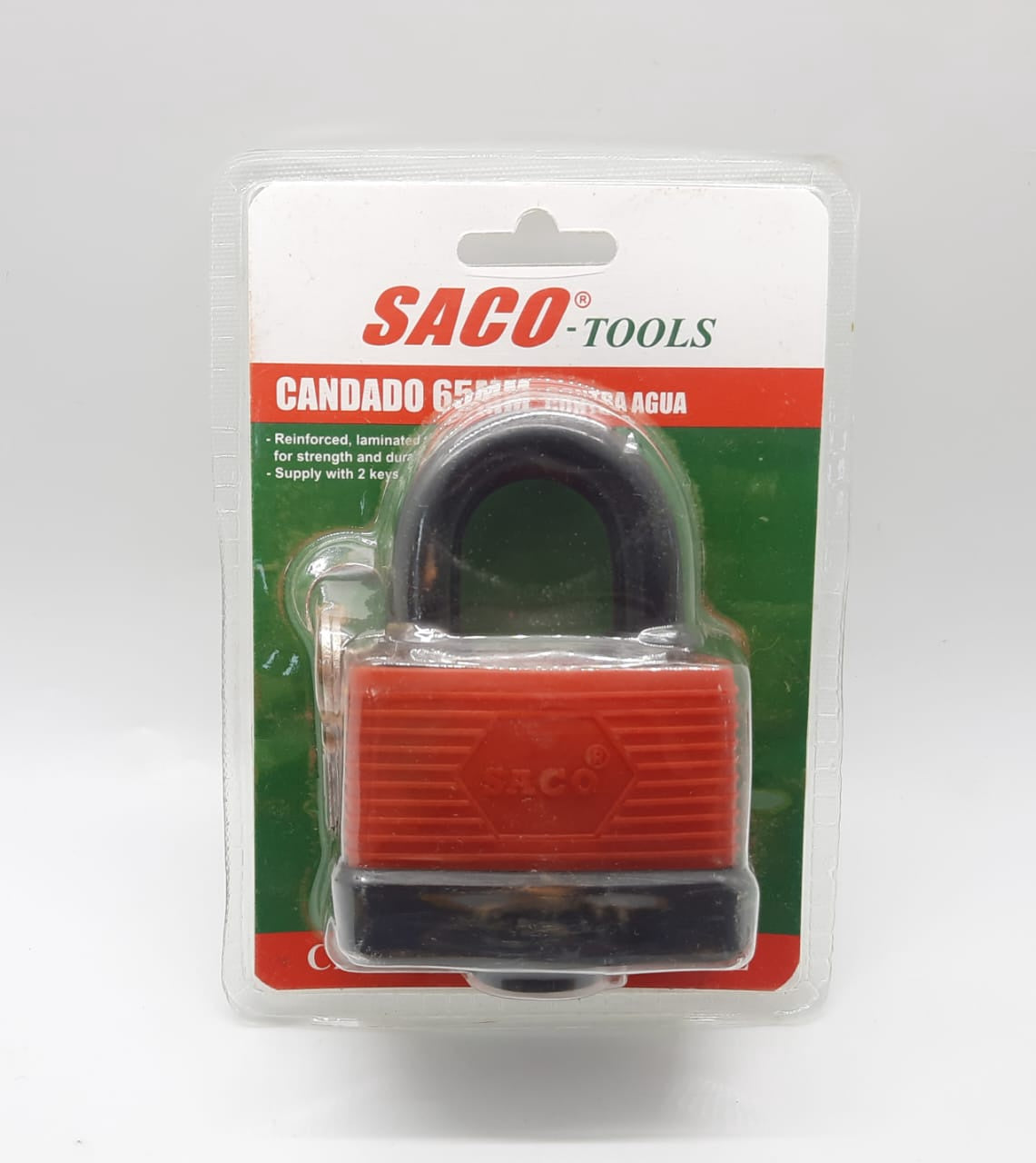 SACO Padlock 65MM Laminated FR-21168