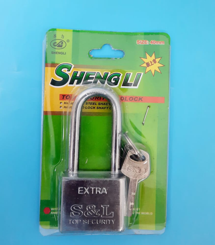 SHENGLI Padlock 40MM Long Shackle