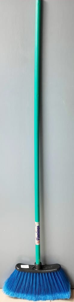 Broom W/STICK Escoba Rialto 86136 Soft Bristle