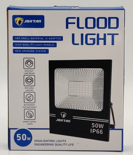JORTAN Lamp LED Flood 50W JGTGD-TP50W W-50 JGTGD-TP50W IP66 85-265V 50/60HZ 6500K