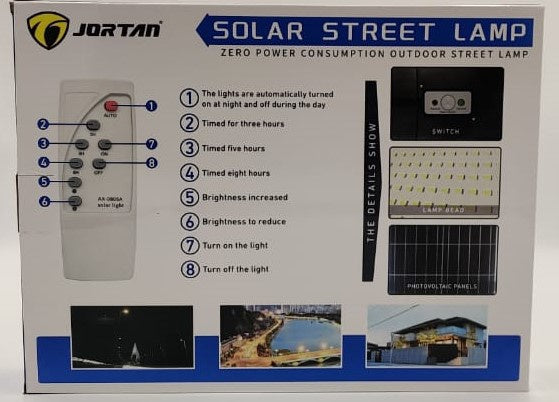 JORTAN Light Solar Street LED 600W JT-BCRT-600W with Pole