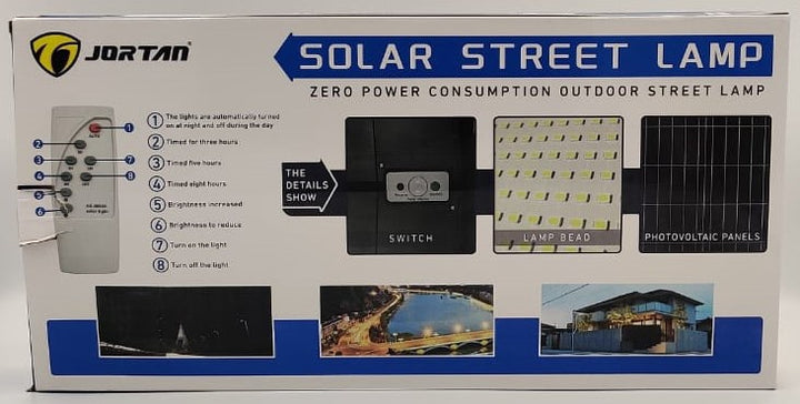 JORTAN Light Solar Street LED 1000W JT-BCRT-1000W with Pole