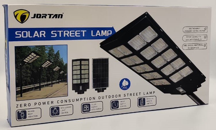 JORTAN Light Solar Street LED 1000W JT-BCRT-1000W with Pole