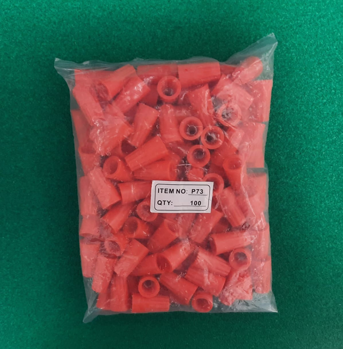 Wire Connector Screw on RED/BROWN P73 100PCS Pack