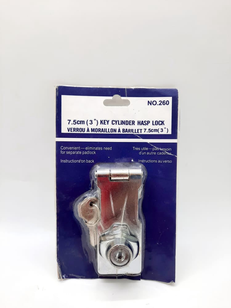 Hasp Lock 3" SELF-LOCKING #260