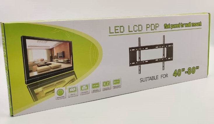 TV Wall Bracket 40"-80" LED LCD Pdp Green Box Flat Panel W04