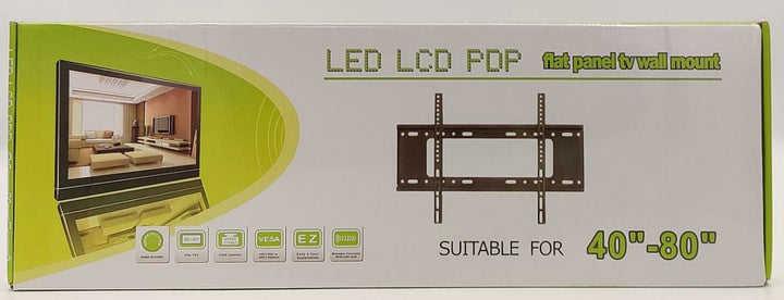 TV Wall Bracket 40"-80" LED LCD Pdp Green Box Flat Panel W04