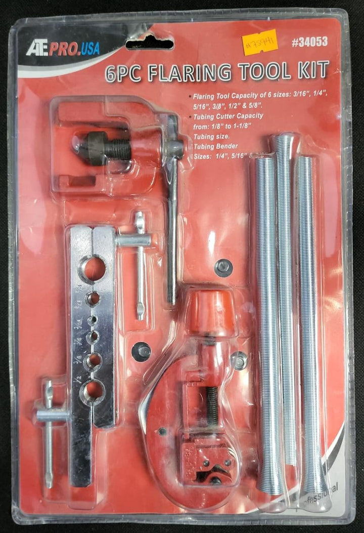 Flaring Tool Kit 6PC #34053 Ate Pro Usa