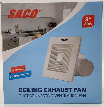 SACO Fan Extractor 8" 04-FR-21820 Ceiling Exhaust