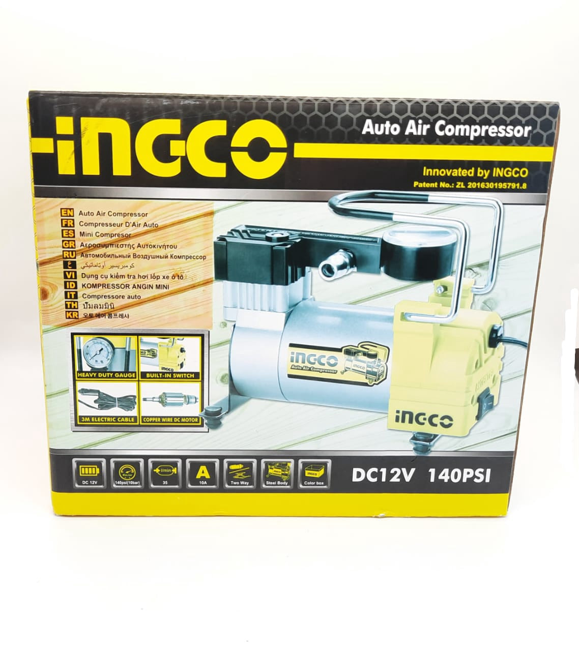 INGCO Air Compressor DC12V 140PSI AAC1401