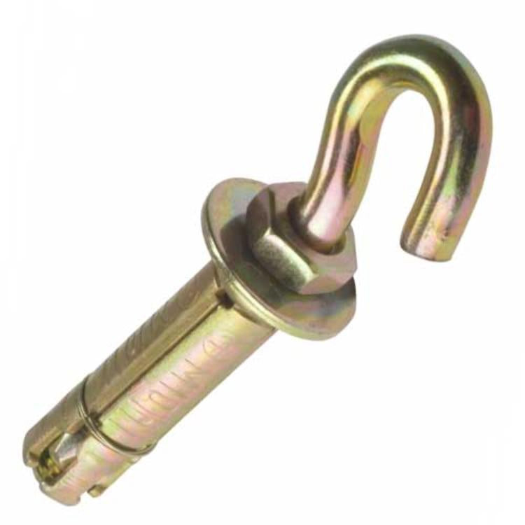 Anchor Bolt M8 X 2 1/2 W/HOOK Brass