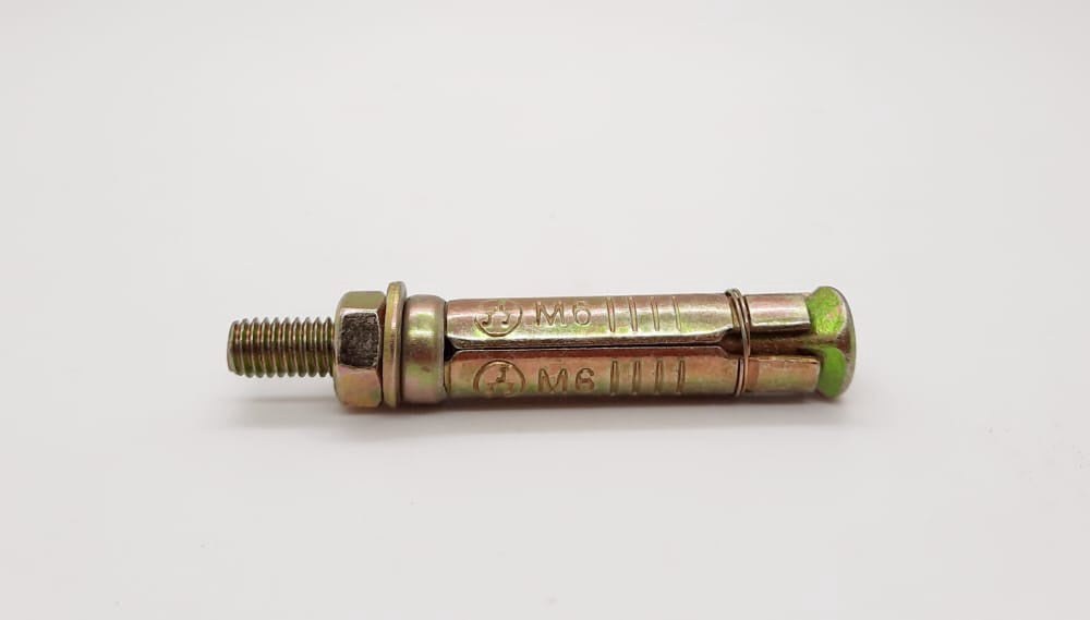 Anchor Bolt M10/M6 X 60MM Brass 2 1/2"