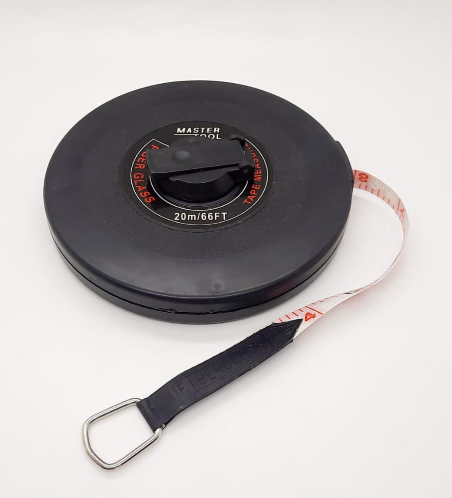 MASTERTOOL Measuring Tape 20M/66FT Fiberglas