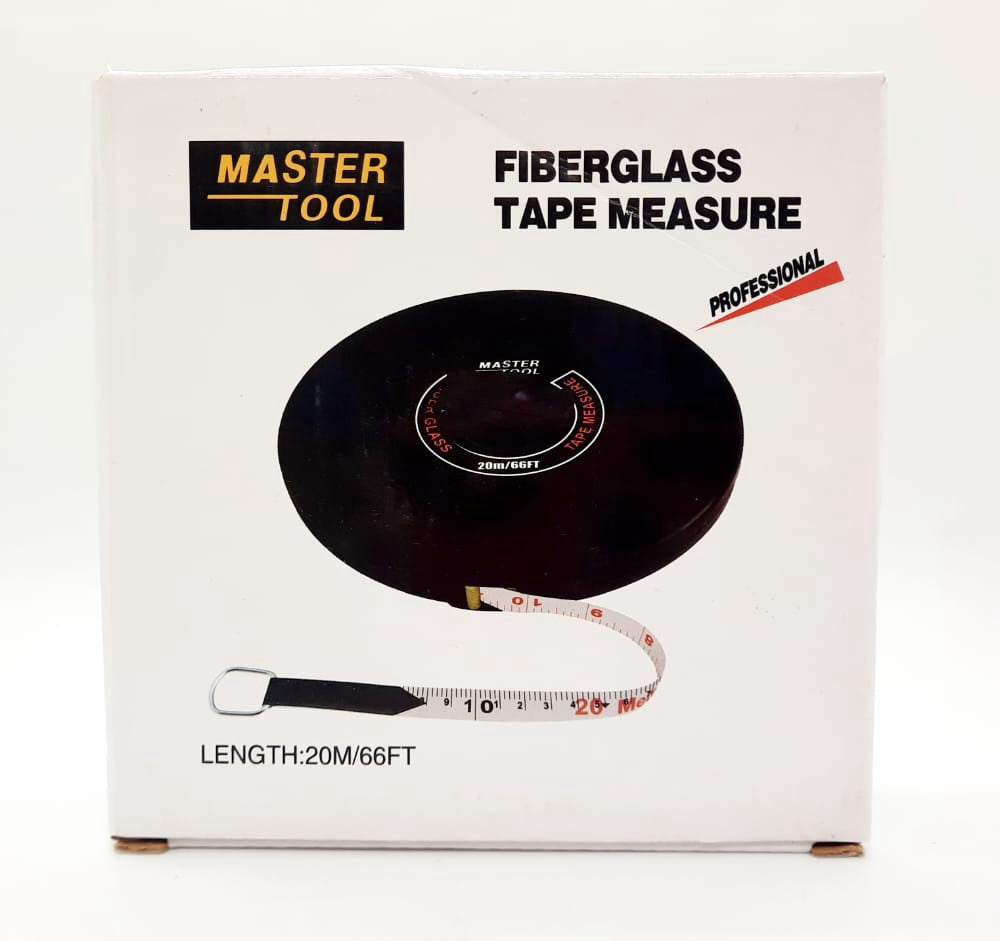 MASTERTOOL Measuring Tape 20M/66FT Fiberglas