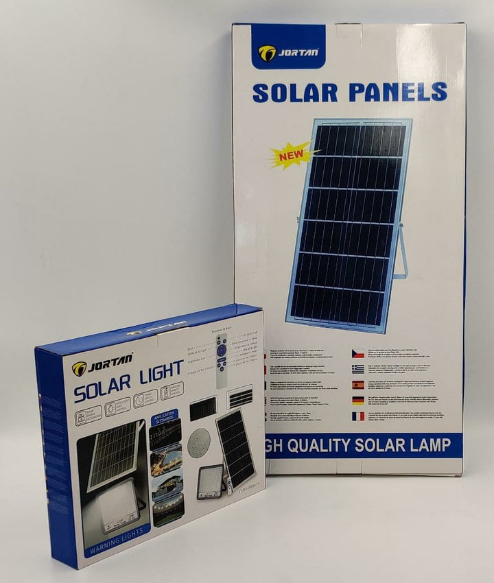 JORTAN Lamp LED Solar Flood 400W JT-BS400W-TFTZ W + JT-BS400W-TFTZ W 6500K IP66 2BOX