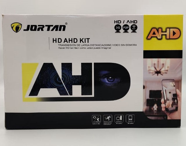 JORTAN Security Camera Kit 16-PORT Dvr Ahd 6145AHD-16 Combo Kit