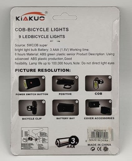 Bicycle Light LED Kiakuo Cob NS260870