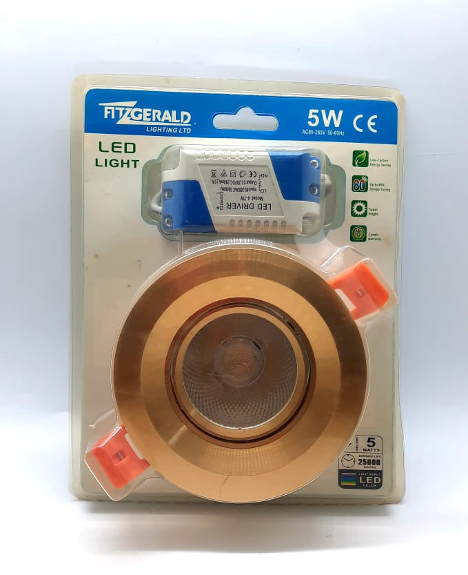 FITZGERALD Light Recess LED 5W 7000K Coloured