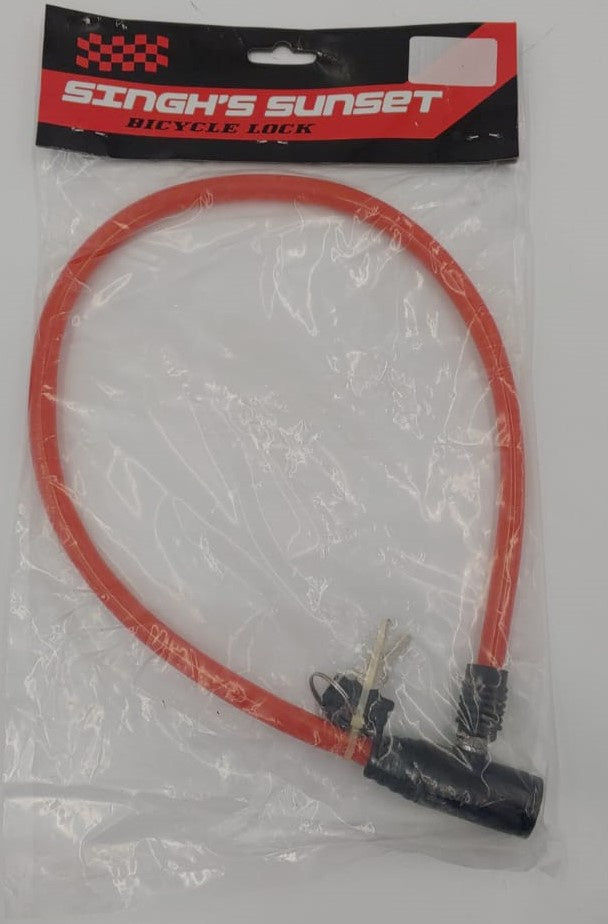 SINGH'S SUNSET Bicycle Cable Lock