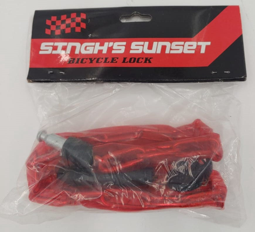 SINGH'S SUNSET Bicycle Chain Lock