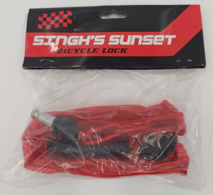 SINGH'S SUNSET Bicycle Chain Lock