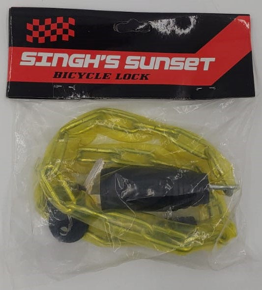 SINGH'S SUNSET Bicycle Chain Lock